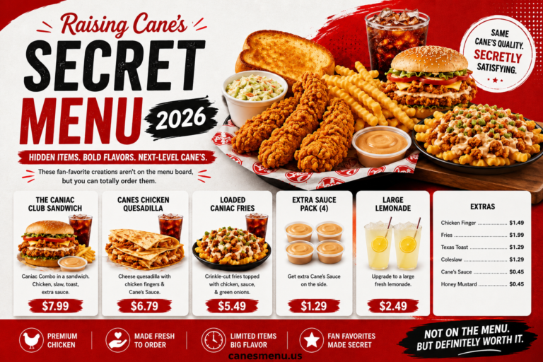 Raising Cane’s Secret Menu Guide – 2026